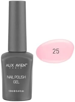 ALIX AVIEN Uv Kalıcı Bebak Pembe Jel Oje 25 - Gel Polish - 12 ml