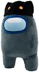 YuMe Among Us Kedi Şapkalı Siyah Pelüş Figür 30 cm Toys