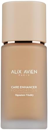 Alix Avien Kırışıklık Karşıtı Nemlendirici SPF30 Parlak Bitişli Fondöten Care Enhancer 813 Pale Amber