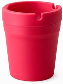 Store Metal İç Hazneli Masaüstü Küllük (2 Adet) (Pembe)