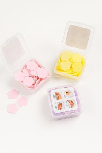 3’lü Mini Sihirli Kağıt Sabun Kutusu Toplam 300 Adet Pratik Tek Kullanımlık Cep Tipi Kağıt Sabun Hijyenik Seyahat Sabunu El Temizlik Tableti Kamp Ofis Araç Çantası İçin