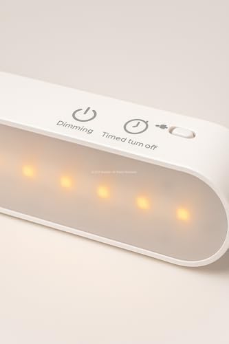 3 Modlu Şarjlı Led Işık Çubuğu USB ile Şarj Edilebilir Kablosuz Mıknatıslı ve Yapışkanlı Dolap Altı Işık Beyaz Sarı Gün Işığı Portatif Led Lamba