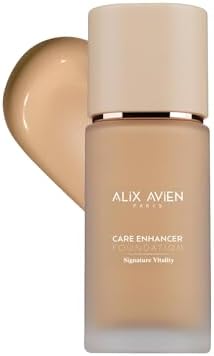 Alix Avien Kırışıklık Karşıtı Nemlendirici SPF30 Parlak Bitişli Fondöten Care Enhancer 810 Desert Sand