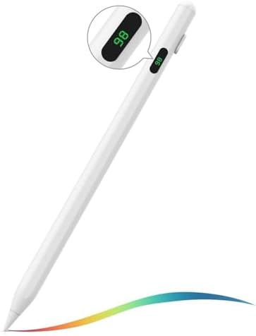 ZR61 Ios//Windows Dokunmatik Ekran İçin Pil Göstergeli, Magnetik, Type C Şarj Kablolu Stylus Dokunmatik Kalem