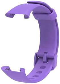 40mm Mi Band 7 Pro & Galaxy Uyumlu Silikon Spor Kordon – Ayarlanabilir Tokalı Kayış – Siyah