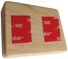 MCT Ahşap Mıknatıslı Duvara Monte Dişbudak Ahşap Bıçak Bloğu ve Bıçak Tutucu - 2 Bıçak Kapasiteli