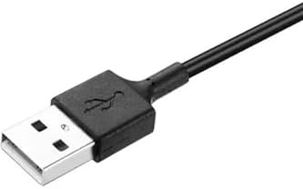 Galaxy 6 ile Uyumlu Akıllı Saat Usb Şarj Aleti Akıllı Saat Şarj Kablosu Manyetik Siyah