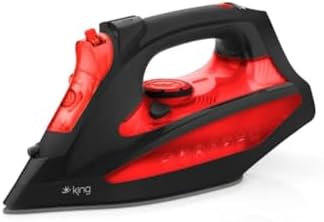 Osborn Buharlı Ütü, 2600W, Seramik Taban, Kırmızı-Siyah