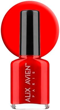 ALIX AVIEN Kırmızı Oje 103 - Yüksek Pigmentli Uzun Süreli Kalıcılık Hızlı Kuruma - Nail Lacquer 103