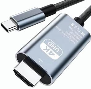 hdmi TYPE C - LİGHTNİNG - iphone ve tüm type c CİHAZLARLA UYUMLU HD HDMİ KABLO 4K ULTRA HD HDMI KABLO TAK ÇALIŞTIR 2 METRE (TYPE C TO HDMİ HB-06)