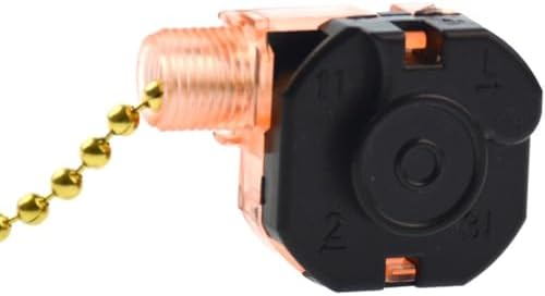 Tavan Vantilatörü için Zincirli Hız Kontrol Anahtarı, Çekme Mekanizmalı