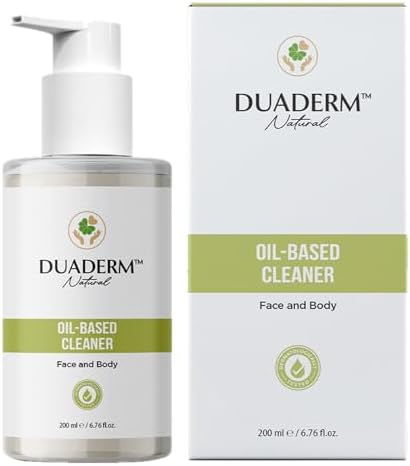 Duaderm Yüz ve Vücut Temizleme Yağı, Doğal İçerikli Derin Temizleyici 200 ml