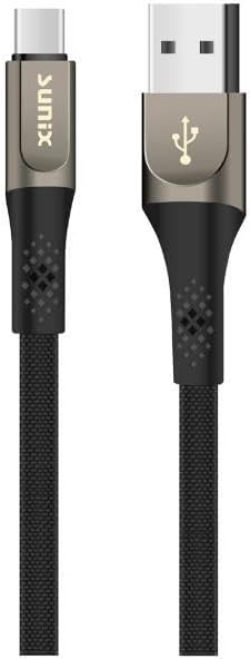 3.0A Usb-A Type-C Örgülü Secret Data ve Şarj Kablosu SC-122