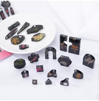 Siliko World Epoksi Delikli Kolye Küpe Anahtarlık Kalıbı Silikon