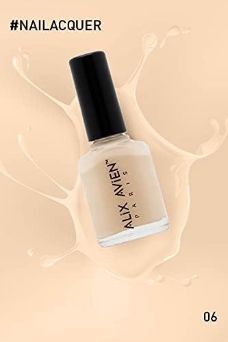 ALIX AVIEN Krem Rengi Oje 06 - Yüksek Pigmentli Uzun Süreli Kalıcılık Hızlı Kuruma - Nail Lacquer 06