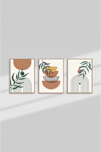 3 Parça Çerçeve Görünümlü Mdf Tablo Seti - ARTSYCLLCT33-1520