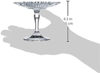 Ayaklı Cam Servis Tabağı