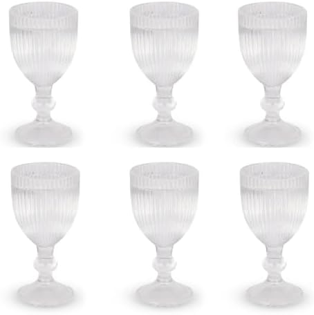 6’lı Cam Kahve Yanı Su Bardağı – Şık ve Zarif Tasarım, 10 cm Yükseklik