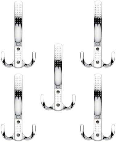 5 ADET Noktalı Vestiyer Dolap Mobilya Kapak Askısı Krom Askı 14 cm