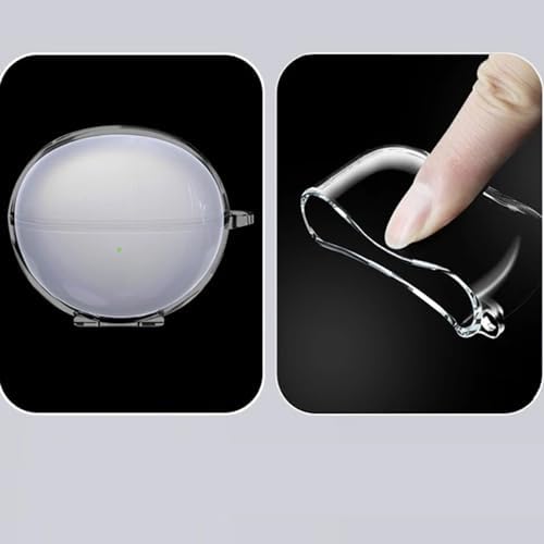 FreeClip ile Uyumlu Şeffaf Silikon Kılıf Tam Koruma Kancalı Anahtarlık FreeClip ile Uyumlu Şeffaf Silikon Kılıf