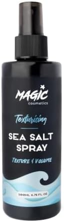 Magic Cosmetics Profesyonel Deniz Tuzu Saç Spreyi 200ml – Doğal Dalgalar, Hacim Veren ve Mat Görünüm Sağlayan Formül – Tüm Saç Tipleri İçin, Unisex Sea Salt Spray