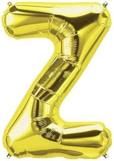 5DM Z Harf Folyo Renk Balon Küçük 35 Cm