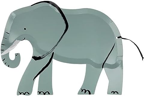 - Elephant Plates - Fil Tabaklar - 8'li