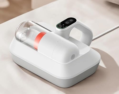 Dust Mite  Cleaner Pro – 14000 Pa emiş gücü, UV ışığı, akıllı ekran, 4 kademeli filtre sistemi ve 55°C sıcak hava kurutma, etkili akar ve toz giderme için