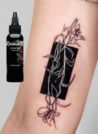 ROSEVELT DÖVME BOYASI 1 OZ 30 ML (SİYAH ÇİZGİSEL)