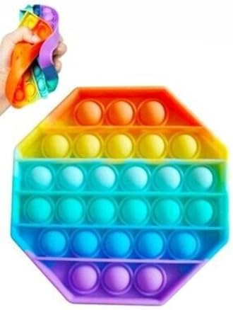 Bambapaw Atıcı Rahatlatıcı Duyusal Oyuncak Gökkuşağı Sekizgen