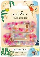 Invisibobble - Clipstar Au Soleil Dazzling Wave 2pc - 2 adet büyük saç klipsi
