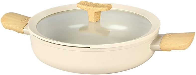 LEO BALANCE PILAV TENCERESI 26CM KREM