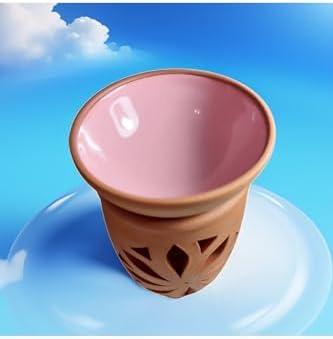 Tealight Mum Hediyeli El Yapımı Çömlek Tütsülük Buhurdanlık – Dekorasyon