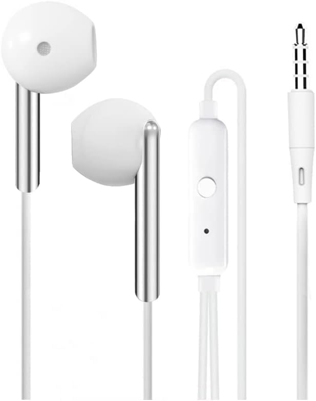 heartz K103 3.5mm Girişli Metal Yüksek Ses Sporcu Kulak İçi Beyaz Kulaklık beyaz