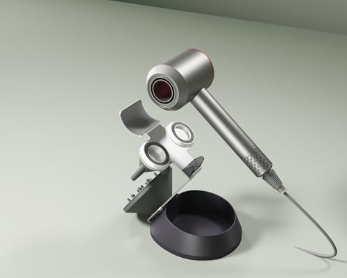 voltix Supersonic Saç Kurutma Makinesi için Manyetik Tutucu Stand, Difüzör ve Kablo Saklama Organizatörü (Supersonic Nural ile Uyumlu Değildir)