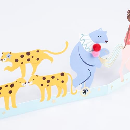 - Circus Concertina Card - Sirk Tebrik Kartı