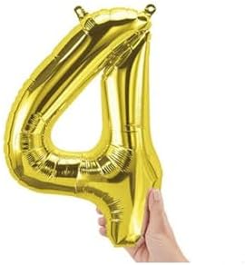 5DM 6 Rakam Folyo Renk Balon Küçük 35 cm