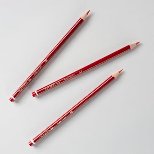 12'li Kırmızı Kopya Kalemi, Yüksek Kaliteli Mine, Kırılmaya Dayanıklı Uç, Sürdürülebilir Gövde