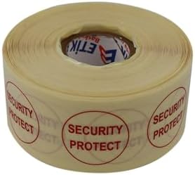 , hazır al hızlı al PP Şeffaf Security Protect(Güvenlik Koruma) Etiketi 30mm Çap 1000 Adet
