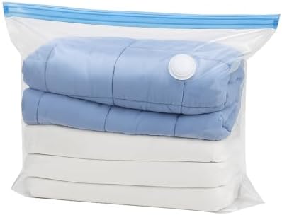 Vakumlu Hurç Poşet 80x100 cm –%75 Yer Tasarrufu, Dayanıklı Kilitli Depolama Torbası, Battaniye Yorgan Kıyafet Saklama Çantası