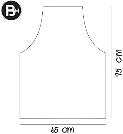 bm barber mood Apron Boya Önlüğü, Kuaför Önlügü, Beauty Salon Önlügü, Önlügü.