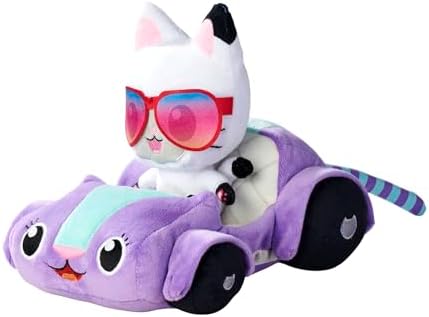 6305875335NPB, Gabby's Doll Carlita with Pandy Peluş Figürü, Özel ve Detaylı Tasarım, Dayanıklı Kumaş, 25 Cm