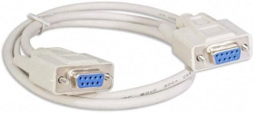 1.5 metre rs232 dişi dişi kablo dişi dişi com kablo 9 pin dişi dişi kablo