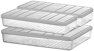 - Nora 3'lü 1 Büyük + 2 Küçük Boy Açık Gri Saklama Kabı