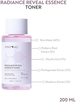 Anyong Glikolik Asit%7 Leke Karşıtı, Yenileyici, Aydınlatıcı Tonik 200 ml (%60 Pirinç Suyu&Meyan Kökü)