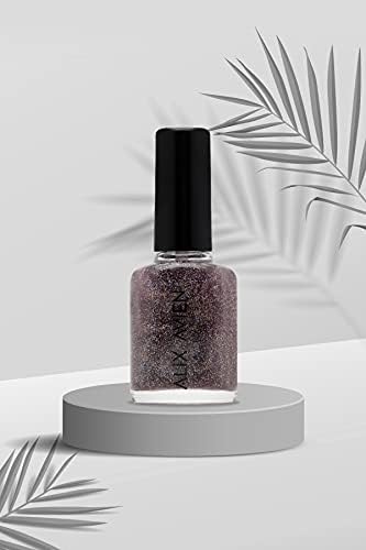 ALIX AVIEN Simli Oje 38 - Yüksek Pigmentli Uzun Süreli Kalıcılık Hızlı Kuruma - Nail Lacquer 38