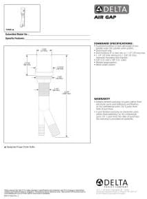 -  72020-BL  Kitchen Air Gap,