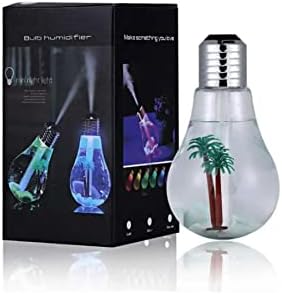 Ampul Şeklinde Led Işıklı Hava Nemlendirici Buhar Makinesi