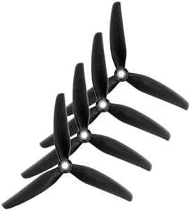 Vuquad 5 İnç Drone Pervanesi - 4'lü paket 2 x CW + 2 x CCW Stealth MK1 5″ (inç) 3 Pal CINE MAT SİYAH