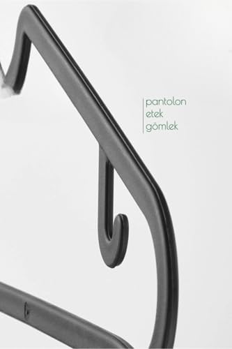 10 Adet Askı Kıyafet Askısı Elbise Tişört Gömlek Pantolon Ceket Sweatshirt Askısı Dolap İçi Kırılmaz Sağlam Yer Kaplamaz Askı 40cm